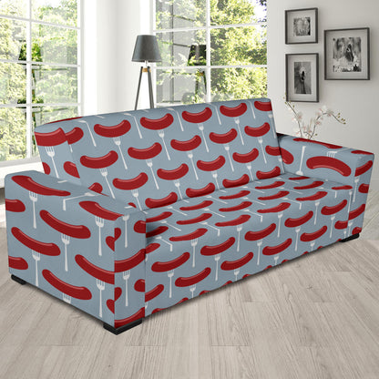 Sausage Print Design LKS301 Sofa Slipcover