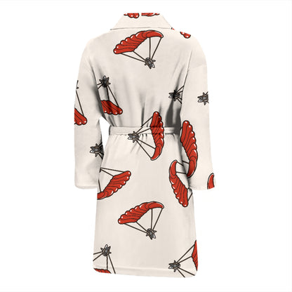 Skydiver Print Design LKS302 Men Bathrobe
