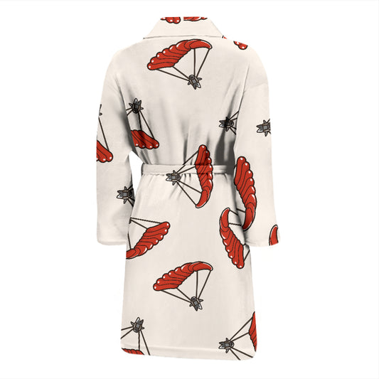 Skydiver Print Design LKS302 Men Bathrobe