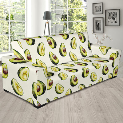 Avocado Pattern Print Design 01 Sofa Slipcover