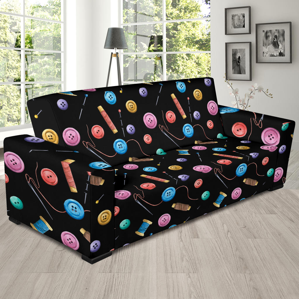Sewing Print Design LKS309 Sofa Slipcover