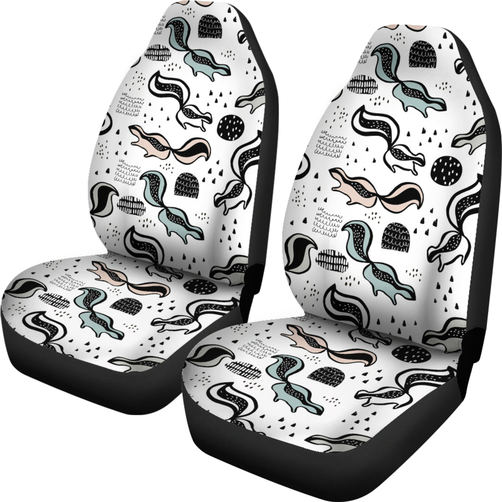 Skunk Print Design LKS303 Car Seat Covers