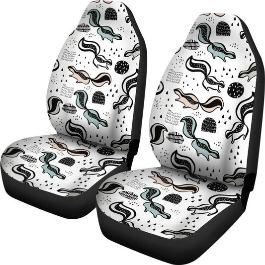 Skunk Print Design LKS303 Car Seat Covers