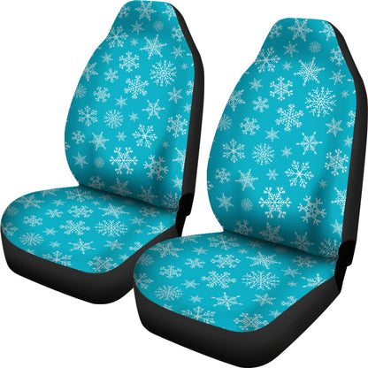 Snowflake Print Design LKS304 Car Seat Covers