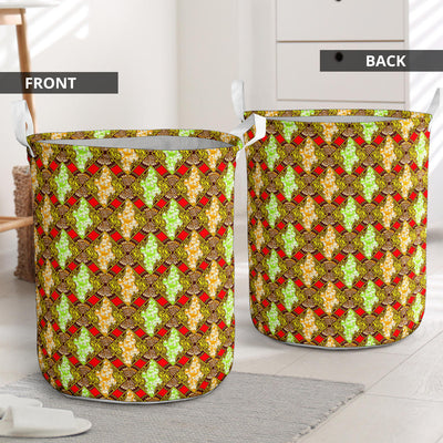 African Classic Print Pattern Laundry Basket