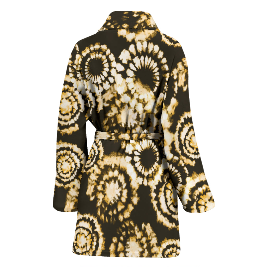 Tie Dye Print Design LKS307 Women Bathrobe