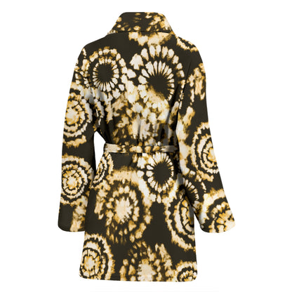 Tie Dye Print Design LKS307 Women Bathrobe