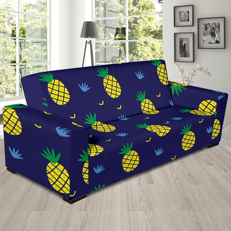 Pineapple Pattern Print Design A01 Sofa Slipcover