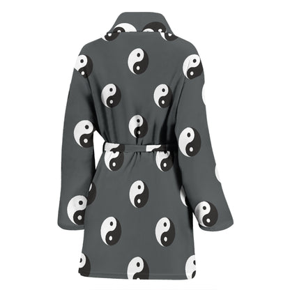 Yin Yang Print Design LKS303 Women Bathrobe