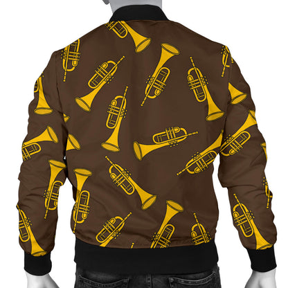 Trumpet Pattern Design Print Men Bomber Jacket