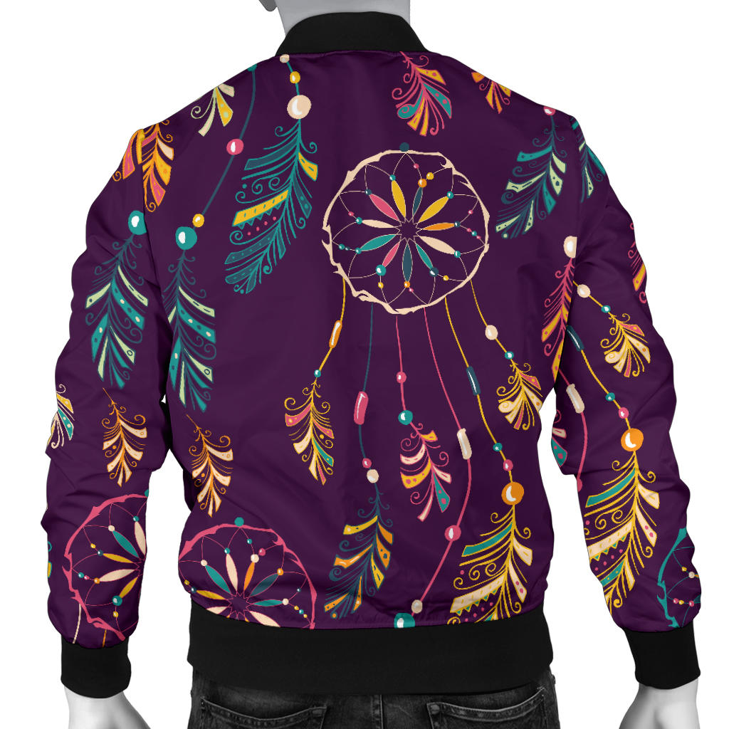 Dream Catcher Boho Design Men Bomber Jacket