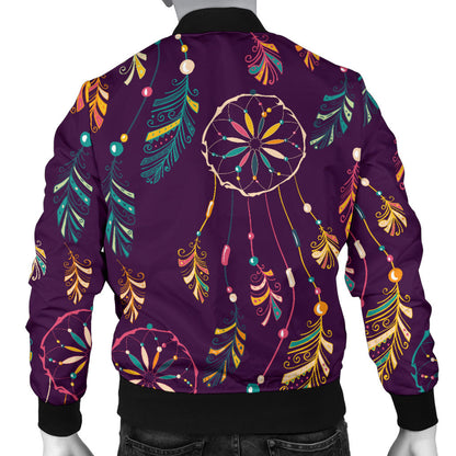 Dream Catcher Boho Design Men Bomber Jacket