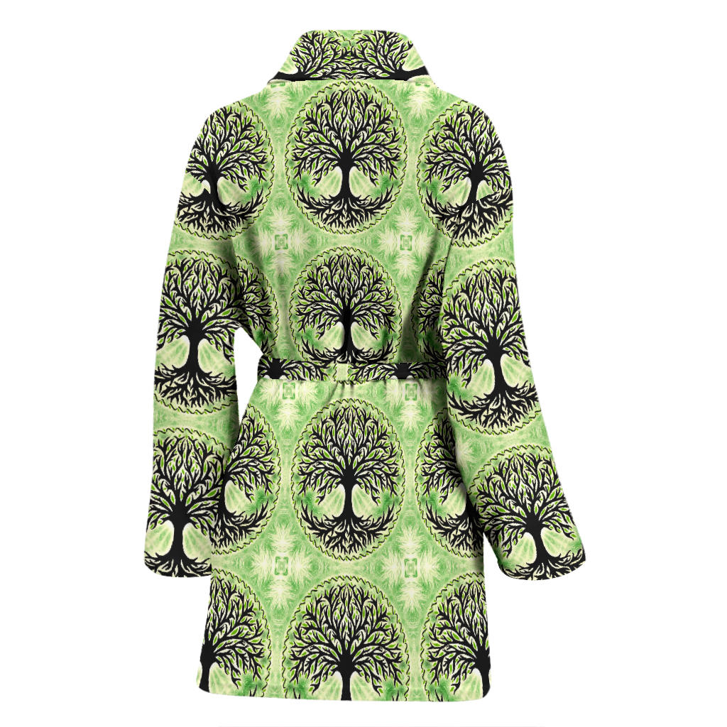 Celtic Pattern Print Design 010 Women Bathrobe