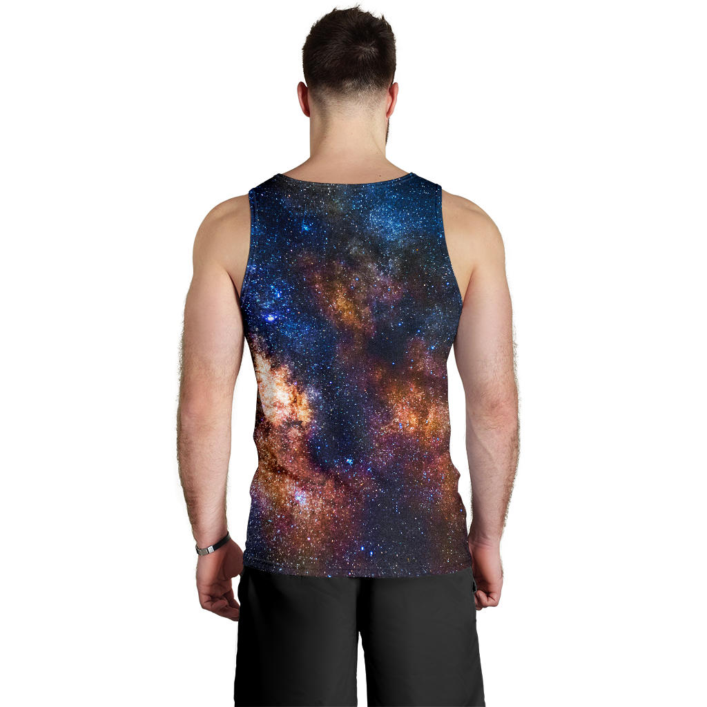 Celestial Milky way Galaxy Men Tank Top