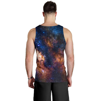 Celestial Milky way Galaxy Men Tank Top