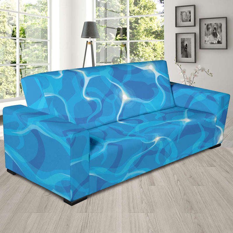 Ocean Reflex Pattern Print Design A02 Sofa Slipcover