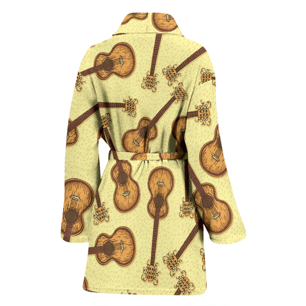 Acoustic Guitar Print Design LKS402 Women Bathrobe