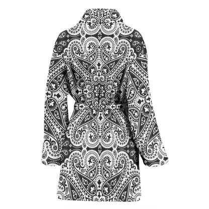 Bandana Print Design LKS309 Women Bathrobe