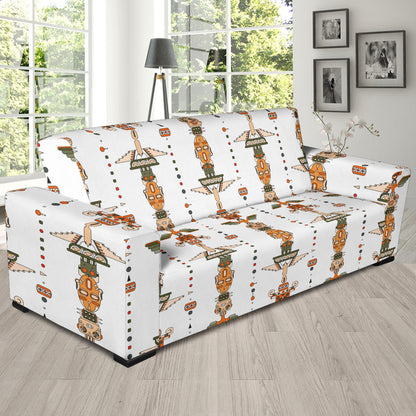 Totem Print Design LKS302 Sofa Slipcover