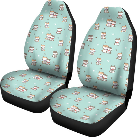 Shiba Inu Print Design LKS302 Car Seat Covers