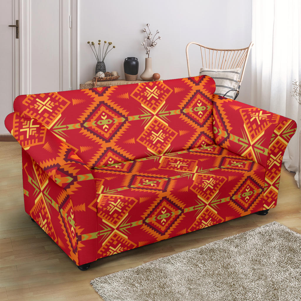 Southwest Pattern Print Design LKS305 Loveseat Couch Slipcover