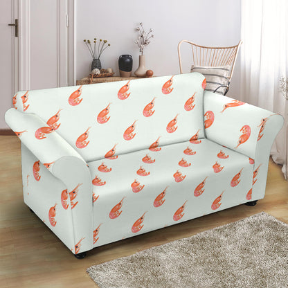 Shrimp Print Design LKS304 Loveseat Couch Slipcover
