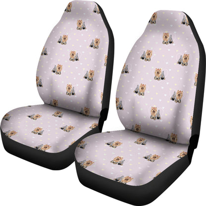 Yorkshire Terriers Print Design LKS302 Car Seat Covers
