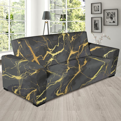 Marble Pattern Print Design 02 Sofa Slipcover