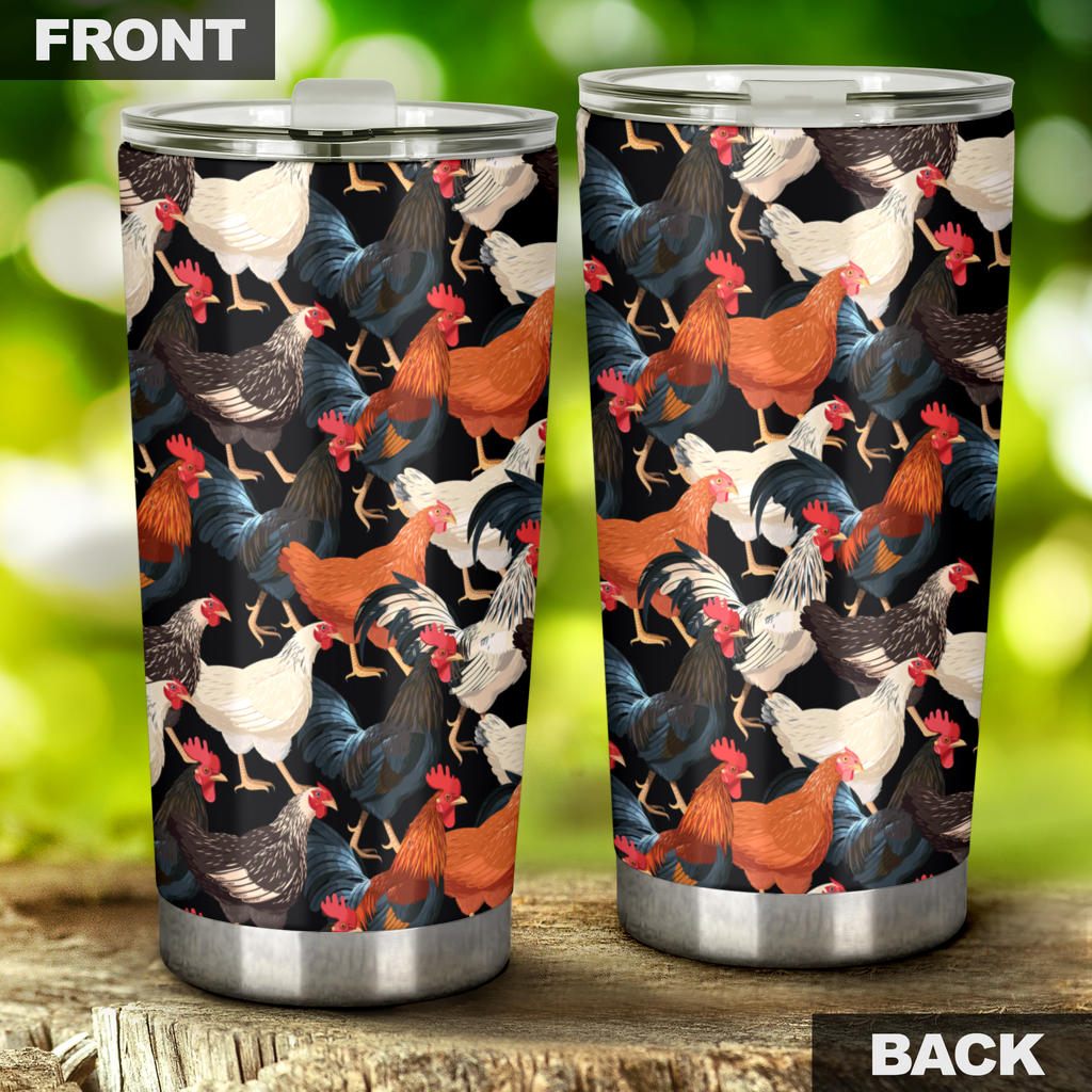 Chicken Print Pattern Tumbler