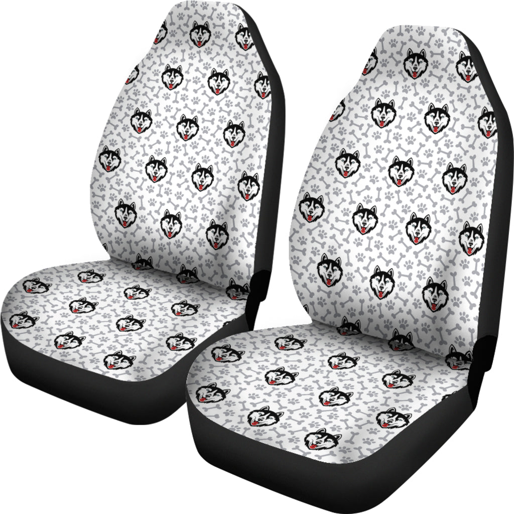 Siberian Huskies Print Design LKS305 Car Seat Covers
