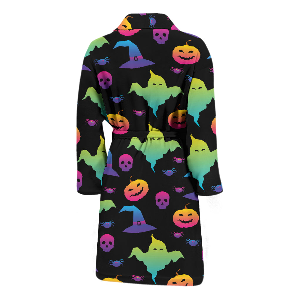 Halloween Print Design LKS404 Men Bathrobe