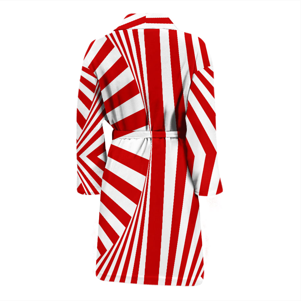 Vortex Print Design LKS304 Men Bathrobe