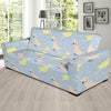 Cockatiel Pattern Print Design 03 Sofa Slipcover