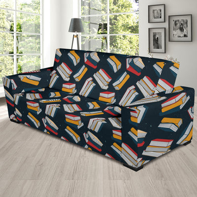 Book Pattern Print Design 07 Sofa Slipcover