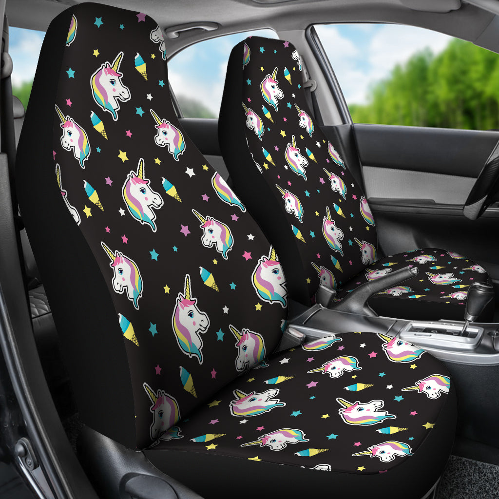 Unicorn Print Design LKS302 Car Seat Covers