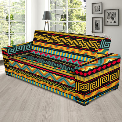 African Pattern Print Design 03 Sofa Slipcover