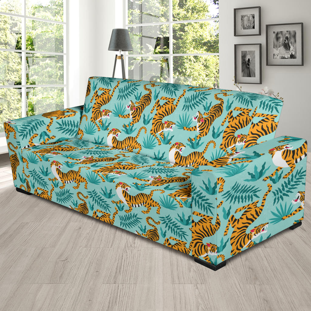Tiger Print Design LKS304 Sofa Slipcover