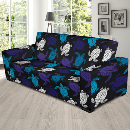 Sea Turtle Print Design LKS306 Sofa Slipcover