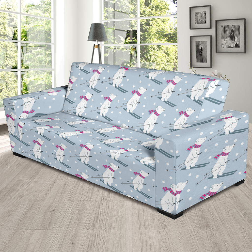 Ski Print Design LKS307 Sofa Slipcover