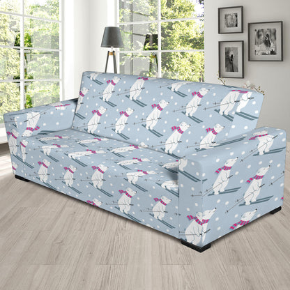 Ski Print Design LKS307 Sofa Slipcover