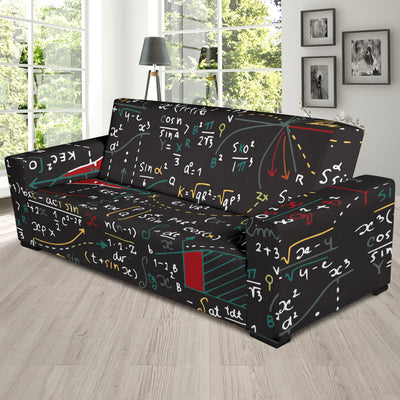 Math Pattern Print Design 04 Sofa Slipcover