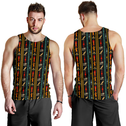 Eye of Horus Egypt Style Pattern Men Tank Top
