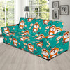 Hamster Pattern Print Design 01 Sofa Slipcover