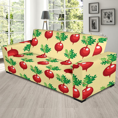 Radish Pattern Print Design A02 Sofa Slipcover