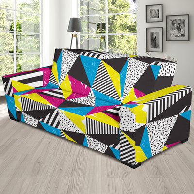 80s Pattern Print Design 2 Sofa Slipcover