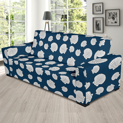 Seashell Print Design LKS3012 Sofa Slipcover