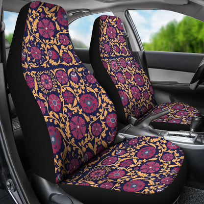 Suzani Print Design LKS303 Car Seat Covers