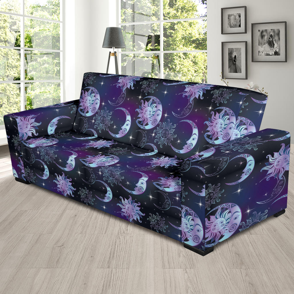 Sun Moon Print Design LKS303 Sofa Slipcover