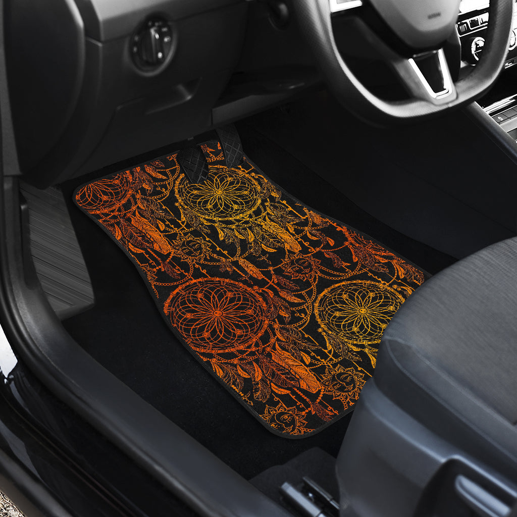 Dream catcher Sun and Moon Car Floor Mats Front Back
