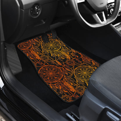 Dream catcher Sun and Moon Car Floor Mats Front Back